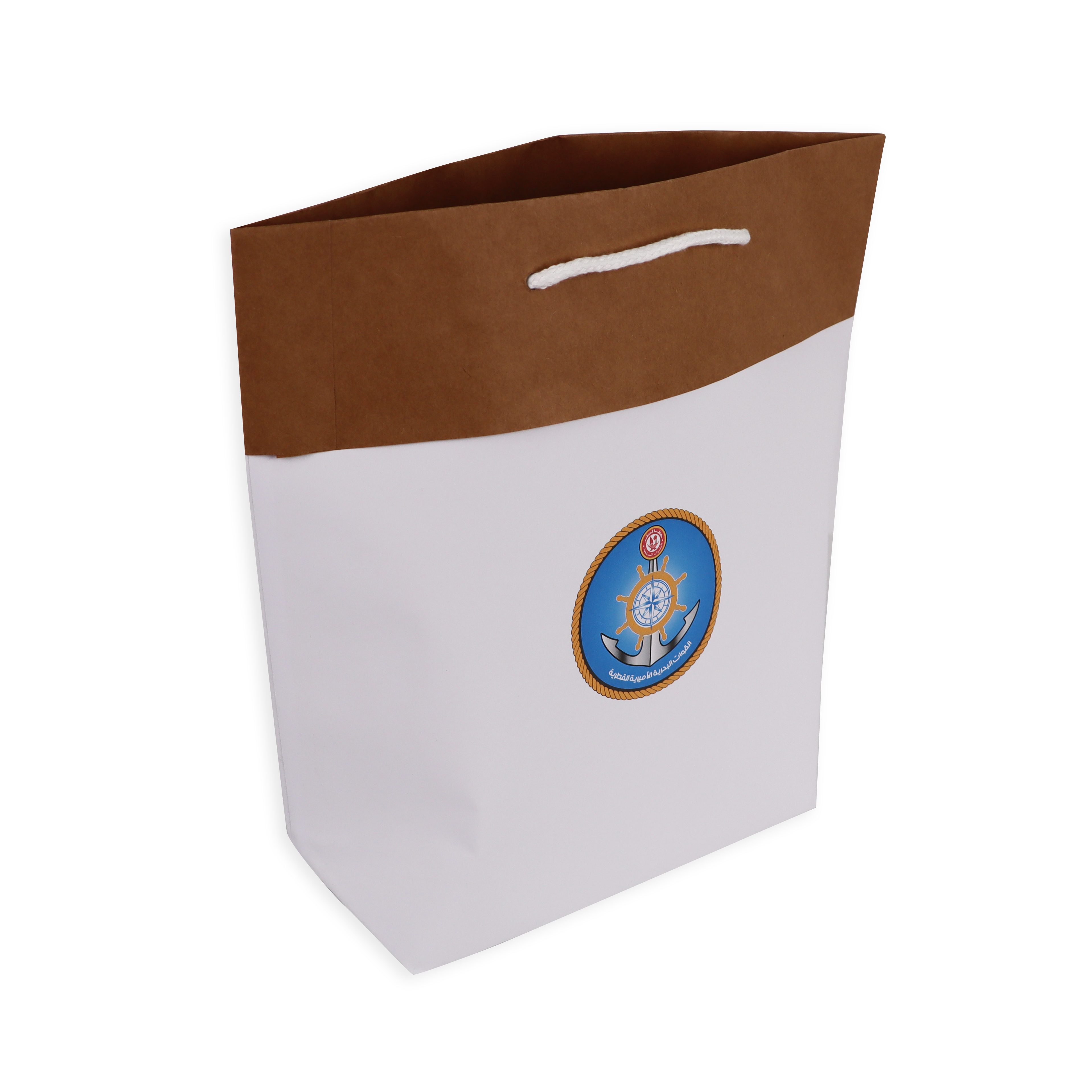 VIERFARBENDRUCK LOGO ZENTRAL AUF ZWEI SEITEN